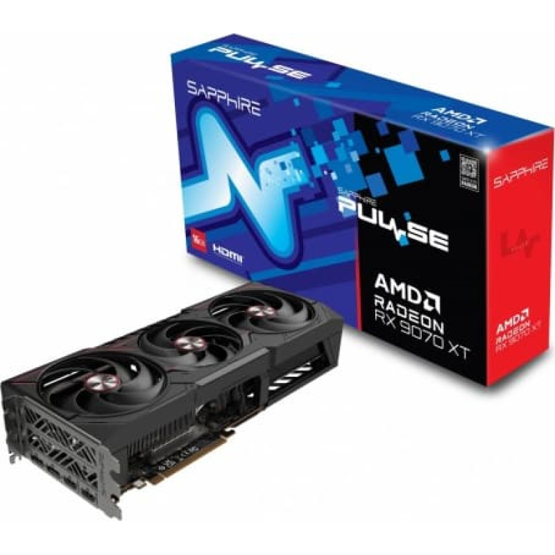 Sapphire pulse AMD RADEON RX 9070 XT GAMING 16GB DUAL HDMI/ DUAL DP 11348-03-20G