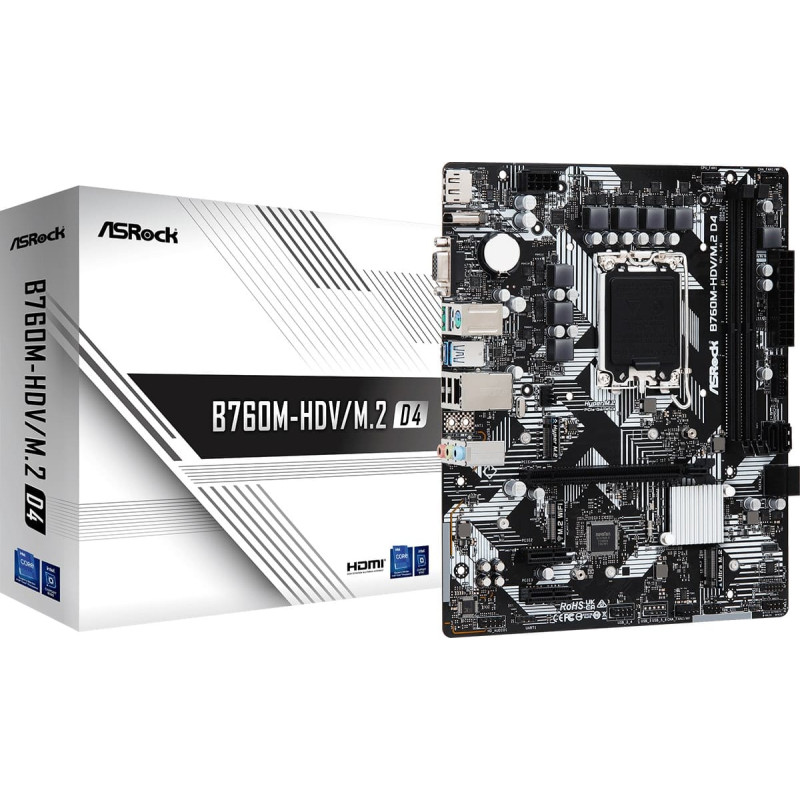 Материнская плата ASRock B760M-HDV/M2