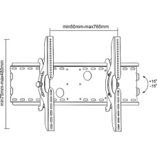 Maclean MC-521 B TV Wall Mount Bracket LCD LED Plasma 32