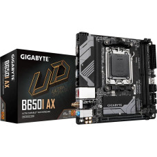 Gigabyte | B650I AX 1.0 | Processor family AMD | Processor socket AM5 | DDR5 DIMM | Supported hard disk drive interfaces SATA, M.2 | Number of SATA connectors 2