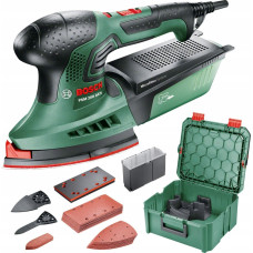 Bosch Bosch multi-sander PSM 200 AES + 29-piece accessory set (green/black, 200 watts, SystemBox)