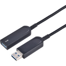 Microconnect Kabel USB MicroConnect USB-A - USB-A 10 m Czarny (USB3.0AAF10AOP)
