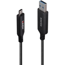 Lindy Kabel USB Lindy USB-A - USB-C 10 m Czarny (43395)