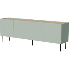 Cama Meble Cama FELLINI chest of drawers 200x40x70 olive + oiled oak top