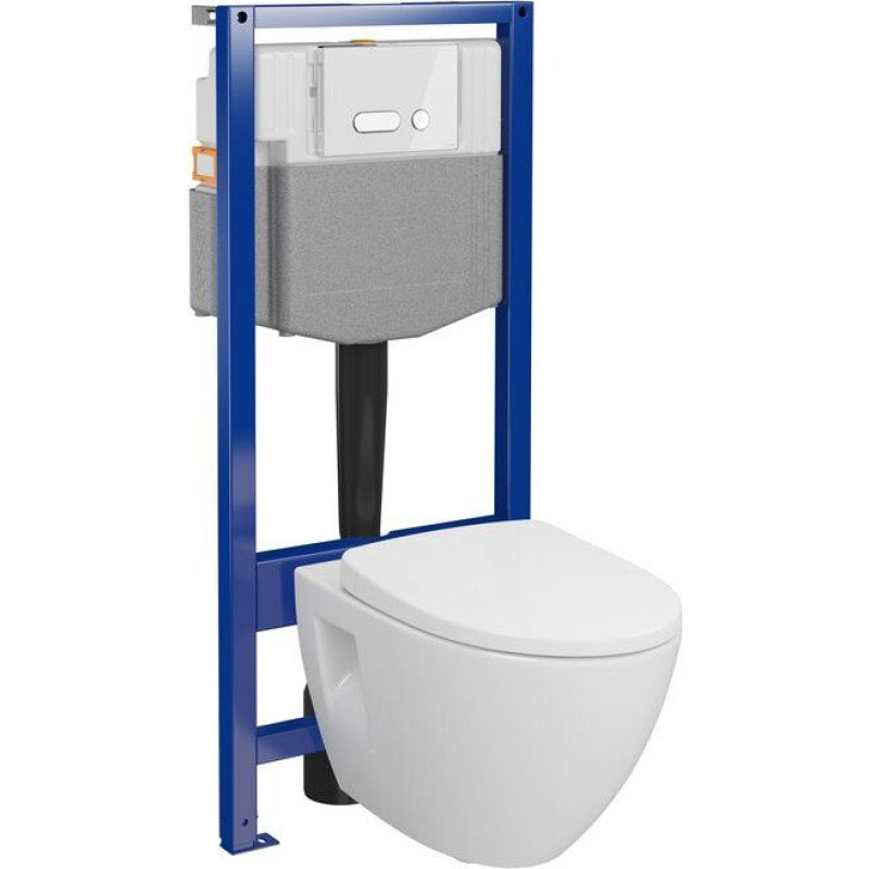 Cersanit WC SET S701-781 WITH FRAM +GL WH BUTTON