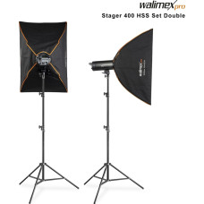 Walimex Lampa studyjna Walimex walimex pro Stager 400 HSS Set Double