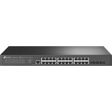 Tp-Link JetStream TL-SG3428X-M2 łącza sieciowe Zarządzany L2+ 2.5G Ethernet (100/1000/2500) 1U Czarny