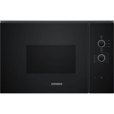 Siemens iQ300 BF520LMA1, Built-in, Solo microwave, 20 L, 800 W, Rotary, Black