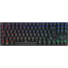 Cherry XTRFY MX 8.2 - Tastatur - 80% - TKL - Hintergrundbeleuchtung - kabellos - Bluetooth 5.2, 2.4 GHz, USB-C - QWERTZ - Deutsch - Tastenschalter: CHERRY MX2A Brown - Schwarz