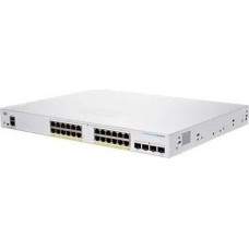 Cisco Cisco switch CBS250-24FP-4G, 24xGbE RJ45, 4xSFP, PoE+, 370W - REFRESH