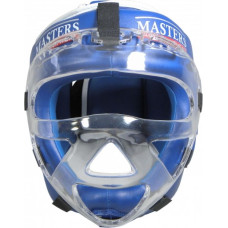 Masters boksa ķivere ar masku KSSPU-M (WAKO APPROVED) 02119891-M02 - niebieski+S