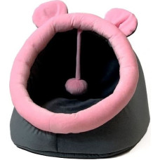 Go Gift cat bed - graphite-pink - 40x45x34 cm