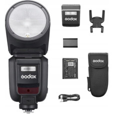 Godox Lampa błyskowa GODOX V100C: Lampa reporterska TTL o mocy 100 Ws dla Canon