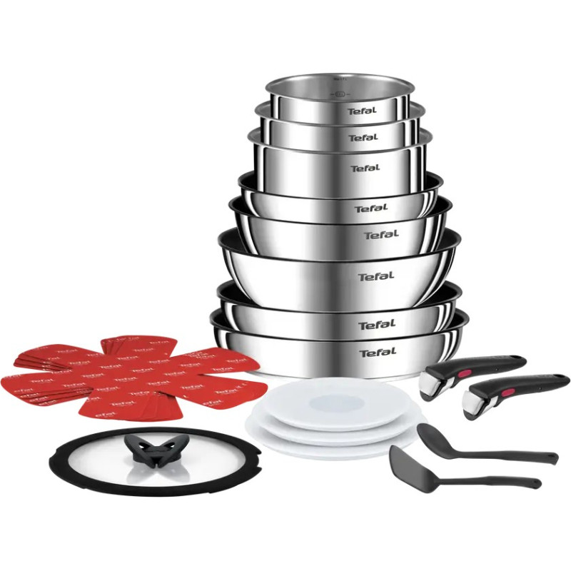Tefal Puodų ir keptuvių rinkinys Tefal Ingenio Emotion, 20 dalių (L897SJ04)