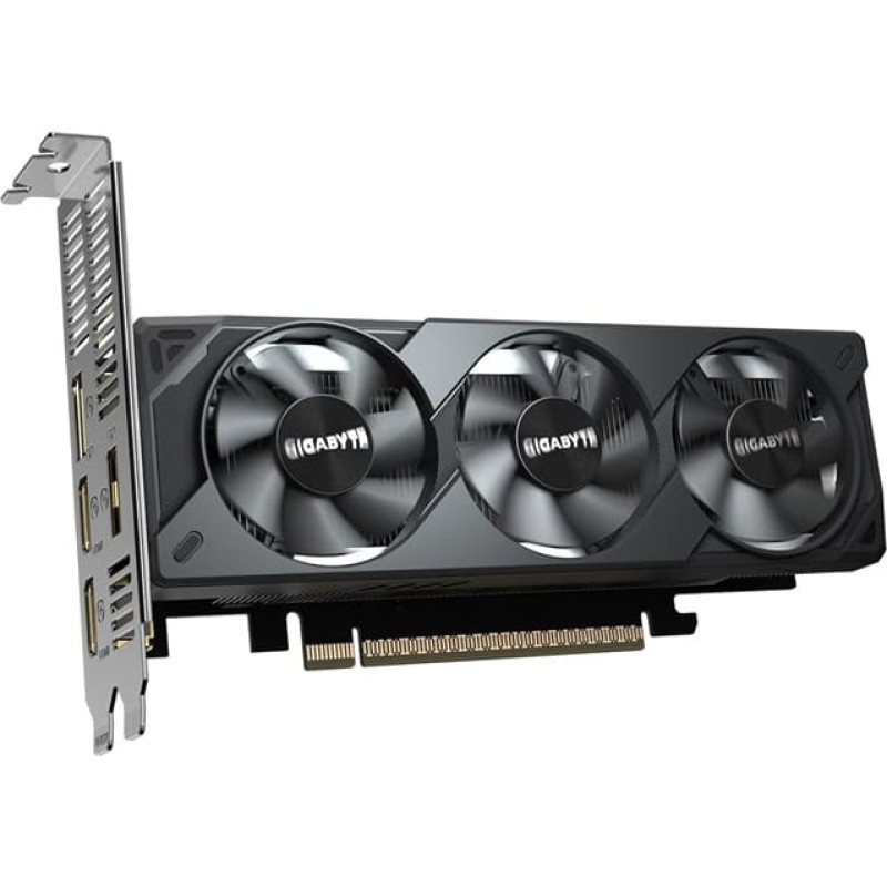 Gigabyte GeForce RTX 5050 OC Low Profile 8G Graphics Card - 8GB GDDR6, 128bit, PCI-E 5.0, 2587MHz Core Clock, 2 x DP, 2 x HDMI, NVIDIA DLSS 4, GV-N5050OC-8GL