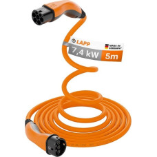 Lapp Kabel do ładowania samochodów LAPP Helix Typu 2, do 7,4 kW, 5 m, pomarańczowy (5555935014)