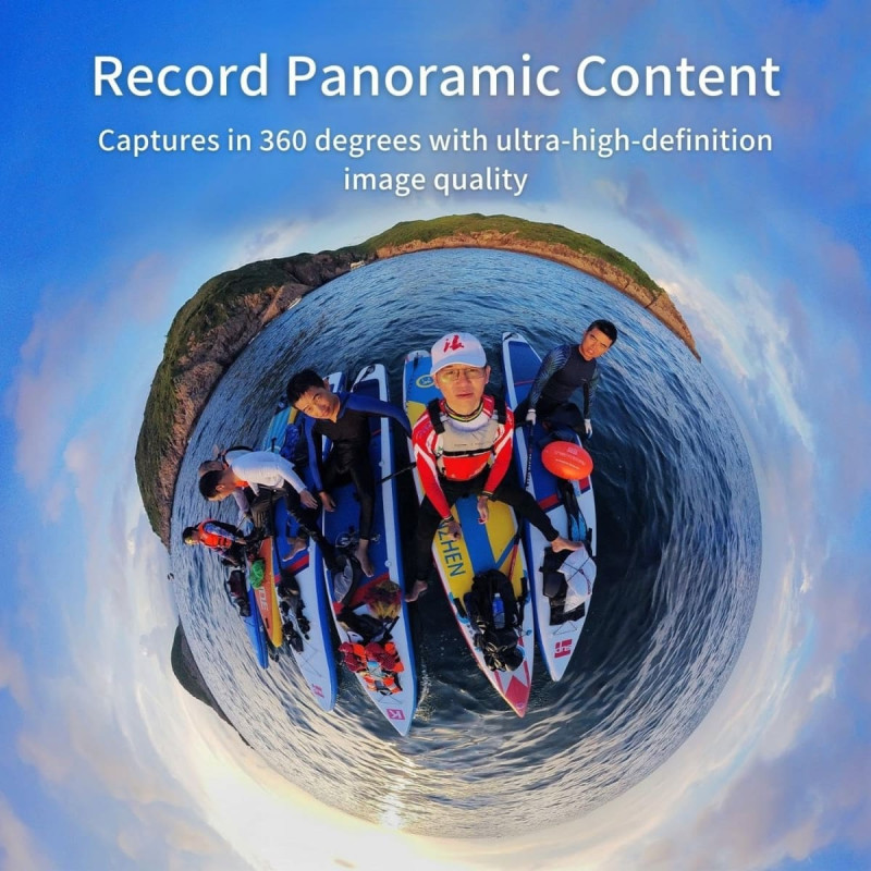 Kandao Kamera kandao Kandao QooCam 3 360° Action Camera - Motorcycle Combo