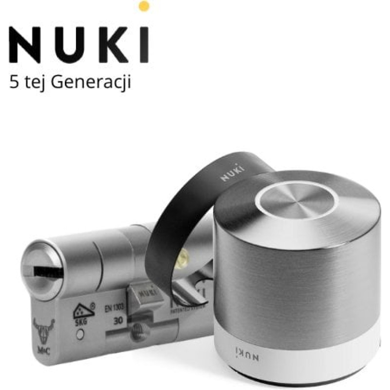 Nuki Zamek Elektroniczny | Inteligentny Zamek | Smart Lock | Nuki 5.0 ULTRA