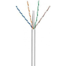 Techly Techly Kabel skrętka Cat6a U/UTP drut miedź 305m szara