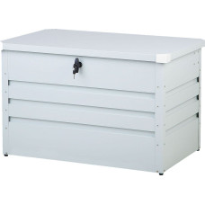 Beliani Skrzynia ogrodowa Beliani Cebrosa 300 l Jasny szary