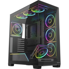 Modecom Case PC VOLCANO STELLAR PLUS ARGB MIDI 8F Black