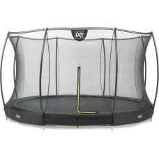 Exit Silhouette zemes batuts ø366cm ar drošības tīklu - Melns