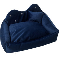 Go Gift Prince navy blue L - pet bed - 52 x 42 x 10 cm