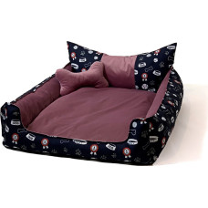 Go Gift Dog and cat bed L - pink - 90x75x16 cm