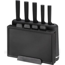 Maestro MR-1412-BLACK Knife set with block + Cutting board set Black