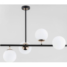 Alfa Lampa wisząca Alfa Luro White lampa wisząca 4-punktowa czarna/złota 63092 Alfa