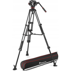 Manfrotto Statyw Manfrotto Zestaw Twin Alu + głowica 504X - środ rozp