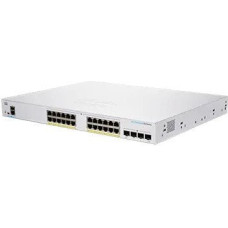 Cisco Cisco switch CBS250-24FP-4X, 24xGbE RJ45, 4x10GbE SFP+, PoE+, 370W - REFRESH