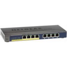 Netgear GS108PP Unmanaged Gigabit Ethernet (10/100/1000) Power over Ethernet (PoE) Black