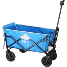 Nils Camp Saliekami kempinga ratiņi NC1606 FOLDING WAGON GRAY-BLUE NILS CAMP