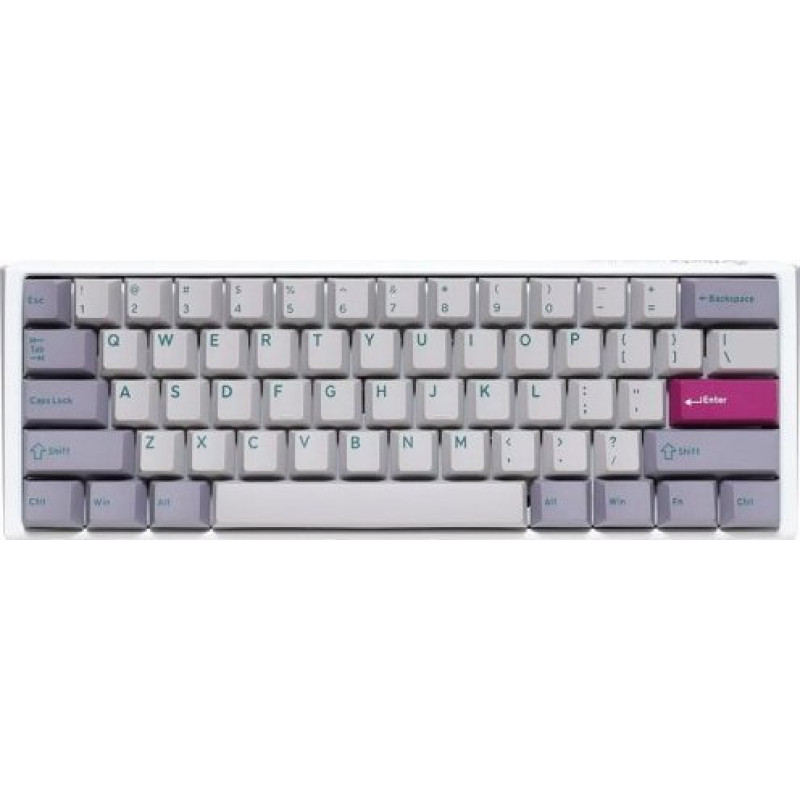 Ducky Klawiatura Ducky Ducky One 3 Mist Grey Mini Gaming Keyboard, RGB LED - MX-Speed-Silver (US)