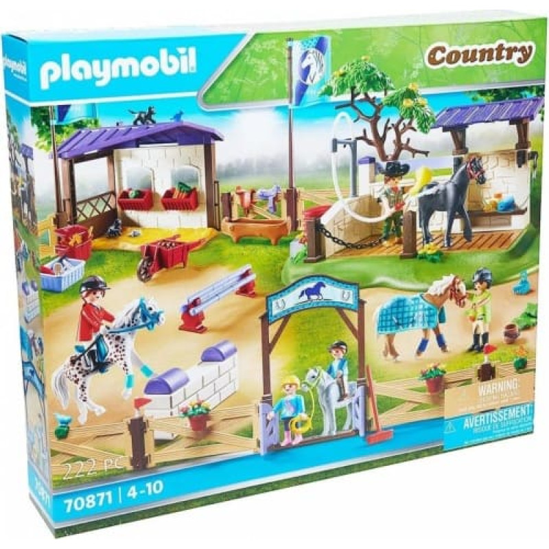 Playmobil Figures set Country 70871 Horse Riding Tournament with Horse Wash