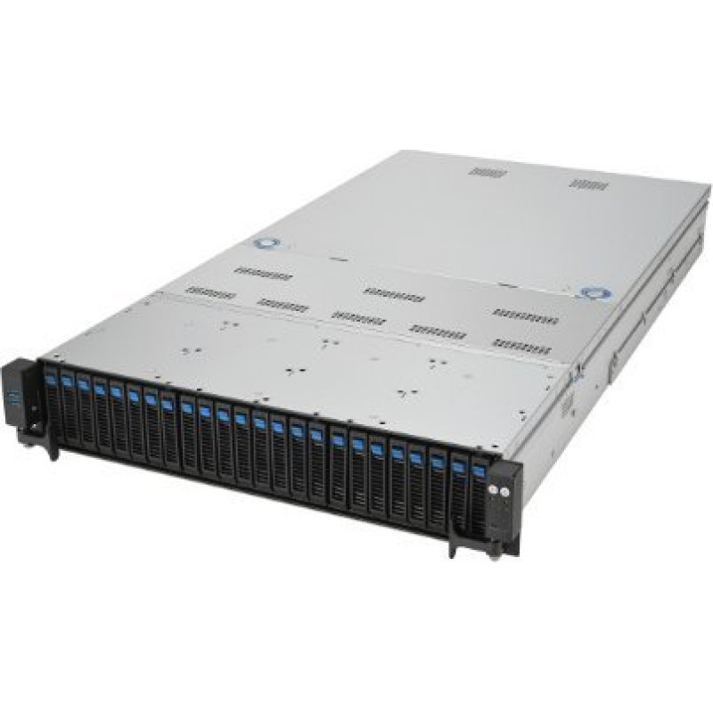 Asus Platforma Serwerowa ASUS 2U RS720-E11-RS24U/10G/2.6KW/24NVMe/OCP/GPU 90SF01Z1-M008V0 Intel x 2 DDR5 x 32 24 x 2.5