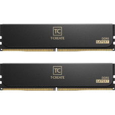 Teamgroup Team Group DDR5 - 64GB - 6000 - CL - 34 (2x 32 GB) dual kit, RAM (Kolor: CZARNY, CTCED564G6000HC34BDC01, T-CREATE EXPERT, AMD EXPO)
