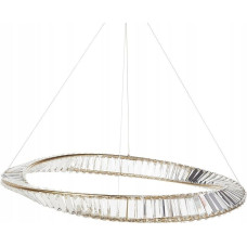 Beliani Lampa wisząca Beliani Żyrandol metalowy LED złoty ROSENDE