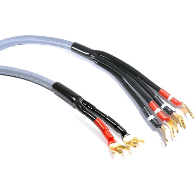 Melodika Kabel Melodika Widły - Widły 4m szary