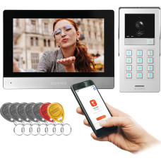 Orno GAYD, zestaw wideodomofonowy jednorodzinny, 2-żyłowy, 8