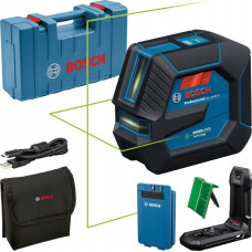 Bosch .CROSS LASER GLL 20-22 G GREEN USB-C 1x BA 3.7V 3.0Ah XL + HOLDER LB 10 CASE