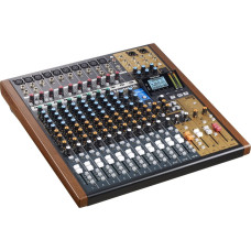 Tascam MODEL 16 audio mixer 16 channels 20 - 30000 Hz Black, Gold, Wood