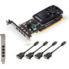 PNY VGA Quadro P1000 v2 4GB DVI GDDR5 VCQP1000DVIV2-PB