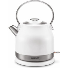 Zelmer ZCK7940 electric kettle 1.5 L 2200 W Stainless steel, White