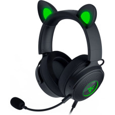 Razer Bezvadu austiņas Razer  
        
     Wired, Over-Ear, Black, Gaming Headset, Kraken V2 Pro, Kitty Edition