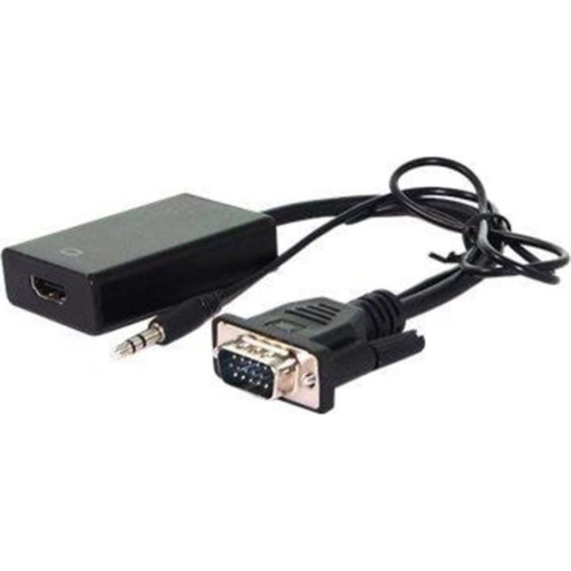 Value Adapter AV Value HDMI - D-Sub (VGA) + Jack 3.5mm czarny (JAB-3358658)