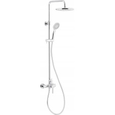 Noname 5036-910-00 / KFA / MOZA /  DESZCZOWNIA Z BATERIĄ NATRYSKOWĄ MIESZACZOWĄ, CHROM /