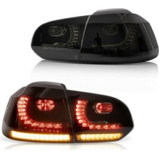 Car Light Lampy Volkswagen Golf VI Tył Dynamic LED Smoke