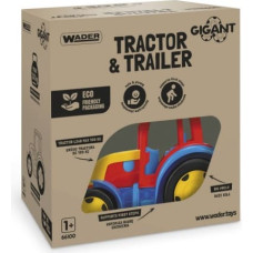 Wader Gigant Tractor and trailer set 120 cm in box